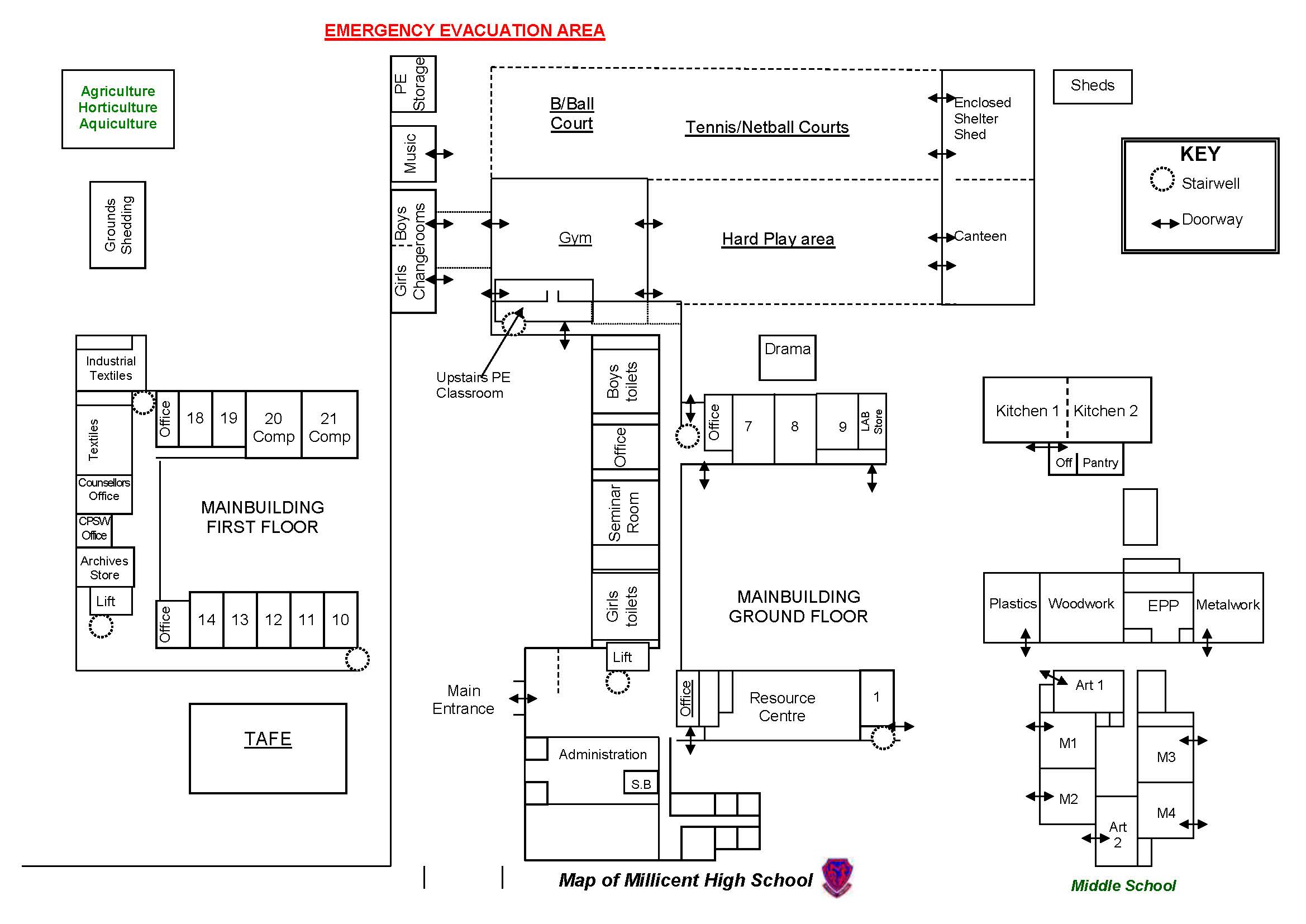 Millikan High School Campus Map - Map